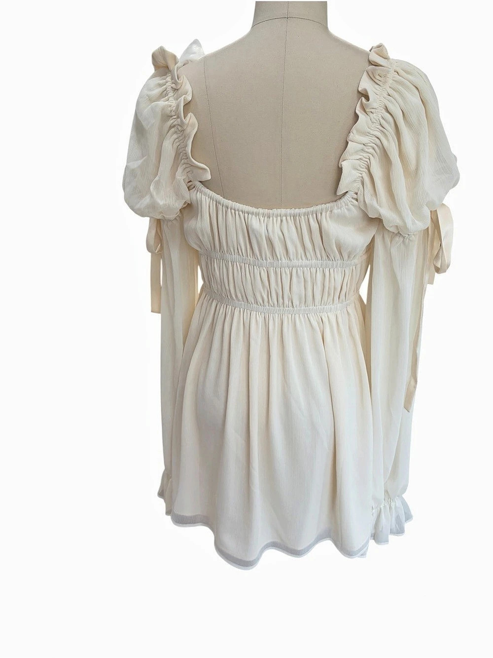 Rumored Macbeth Mini Dress in White Size Medium